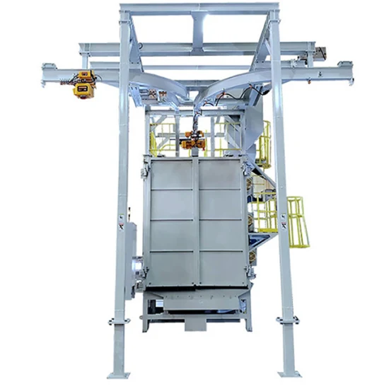 Hook Type Shot Blasting Machine, Automatic Shot Blasting Machine, Shot Blast Machine, Hanger Shot Blast Machine